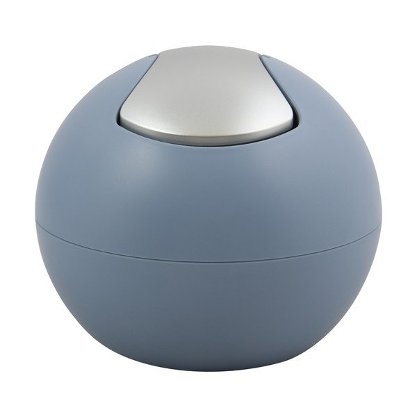 Svetlomodrý plastový odpadkový kôš 1 l Bowl Matt – Spirella