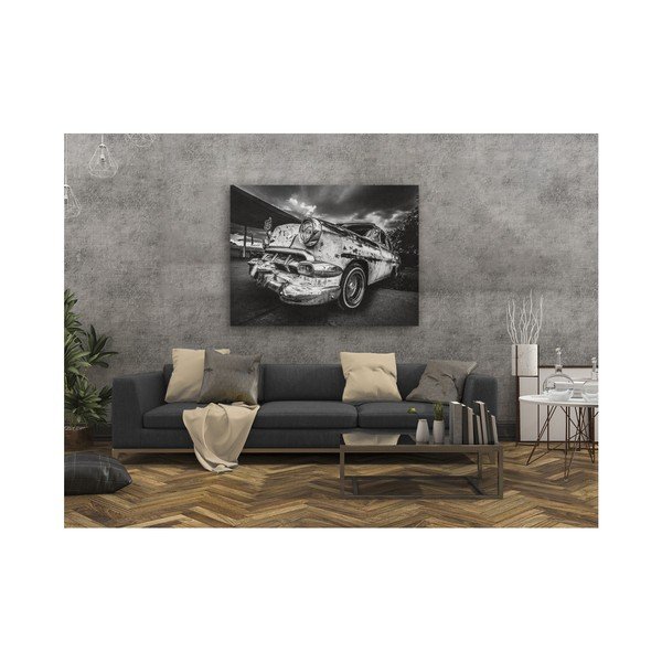 Obraz Styler Canvas Silver Old Car, 85 × 113 cm-image-1
