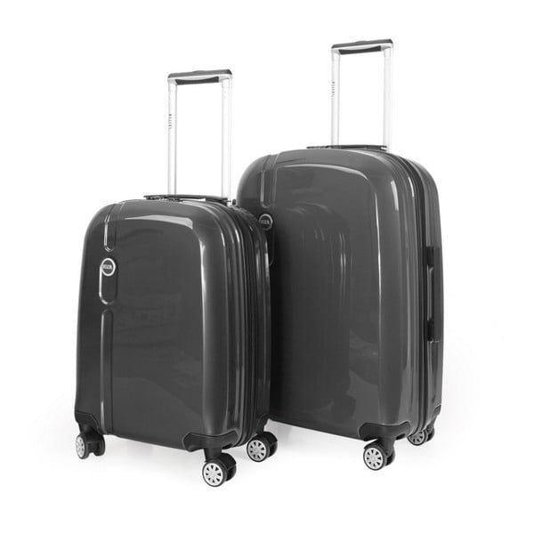 Sada 2 tmavosivých cestovných kufrov na kolieskach Arsamar Anderson
