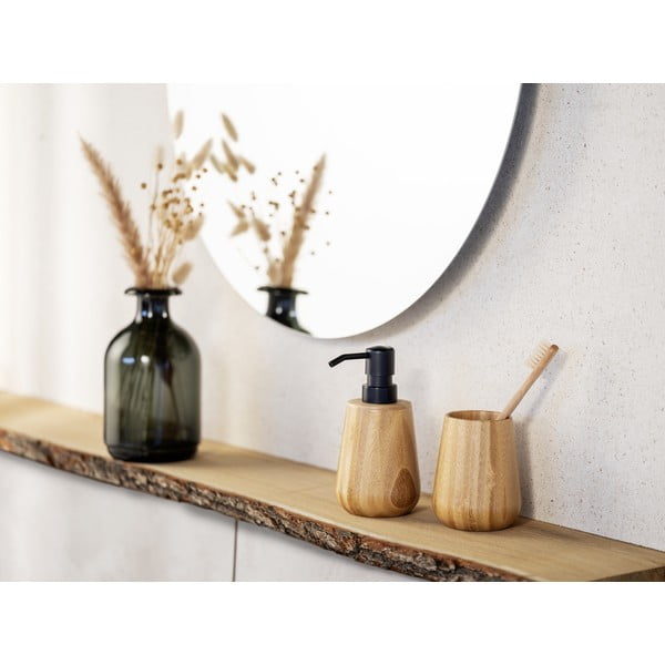 Bambusový téglik na zubné kefky v prírodnej farbe Maru - Wenko-image-1