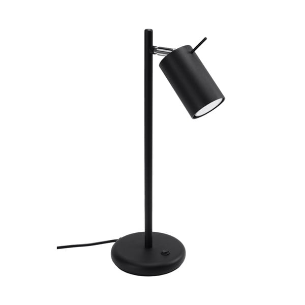 Čierna stolová lampa (výška 43 cm) Etna – Nice Lamps