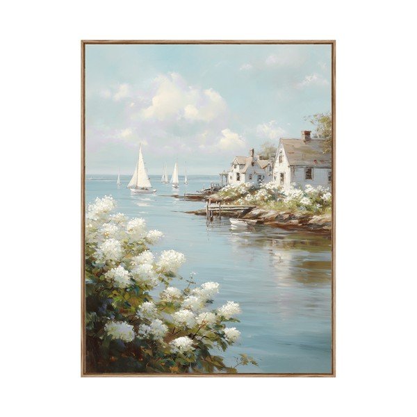 Tlačený obraz s rámom 60x80 cm Quiet Bay – Styler