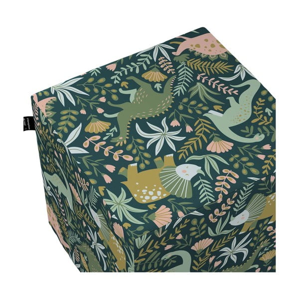 Zelený detský puf Magic - Yellow Tipi-image-1