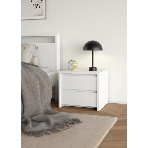 Biely nočný stolík Next – Tvilum-image-1