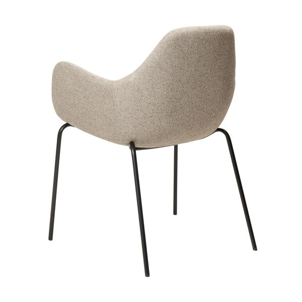 Béžové kreslo z textílie buklé Zimmer – DAN-FORM Denmark-image-4