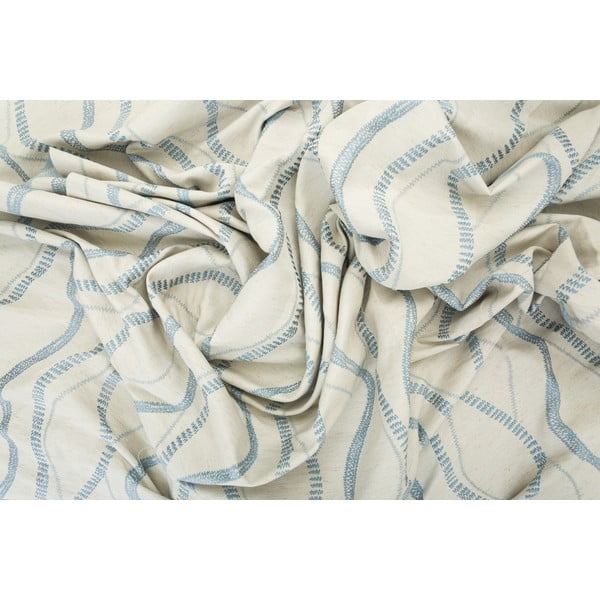 Žlto-modrý záves 140x245 cm Arcade - Mendola Fabrics-image-1