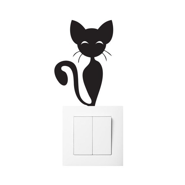 Samolepka Ambiance Interrupteur Chat-image-2