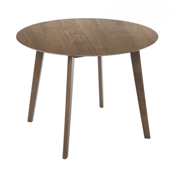 Hnedý okrúhly jedálenský stôl Ixia Nórdico, ⌀ 100 cm
