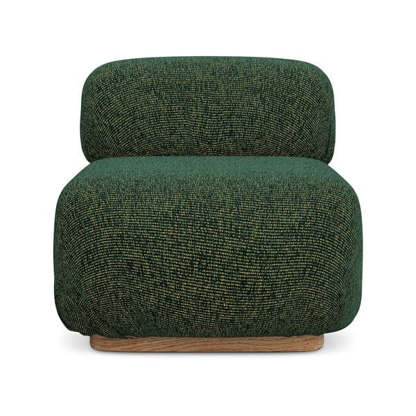 Tmavozelený modul pohovky Ailani – Makamii