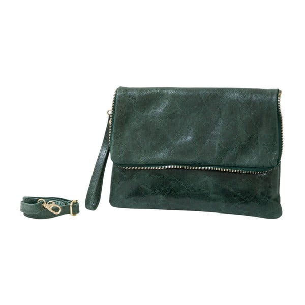 Zelená kabelka z pravej kože Andrea Cardone Marco