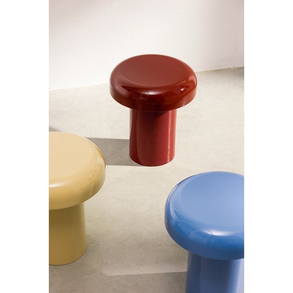 Oceľový okrúhly odkladací stolík ø 40 cm Miko – noo.ma-image-3