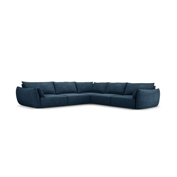 Tmavomodrá rohová pohovka (variabilná) Vanda - Mazzini Sofas-image-2