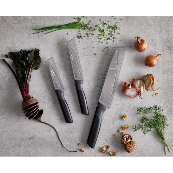 Súprava nožov z nehrdzavejúcej ocele s krytom 3 ks Elevate – Joseph Joseph-image-2