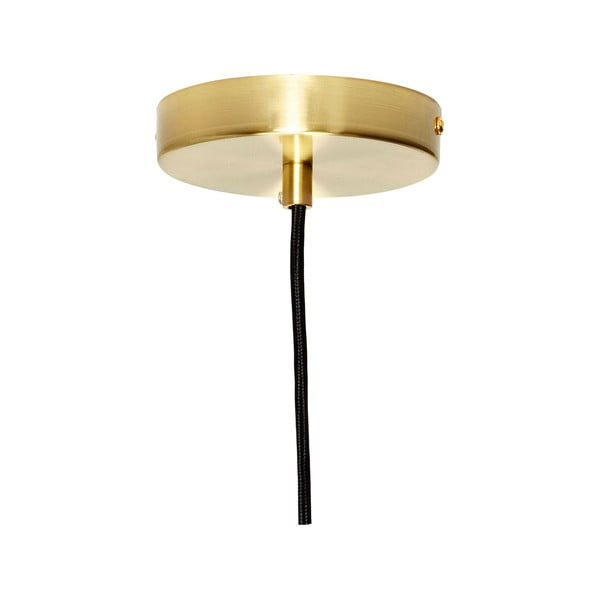 Biele závesné svietidlo so skleneným tienidlom ø 40 cm Serene – Hübsch-image-3