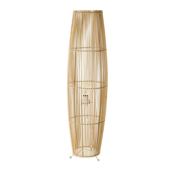 Stojacia lampa v prírodnej farbe s bambusovým tienidlom (výška 88 cm) Natural Way - Casa Selección