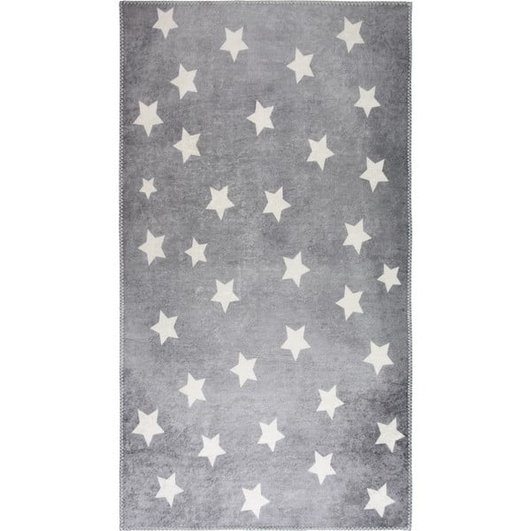 Sivý prateľný detský koberec 100x160 cm Shining Stars – Vitaus