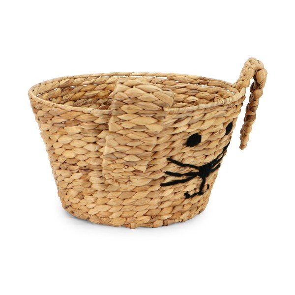 Detský kôš na hračky z vodného hyacintu v prírodnej farbe ø 35x26 cm Rabbit – Compactor-image-4