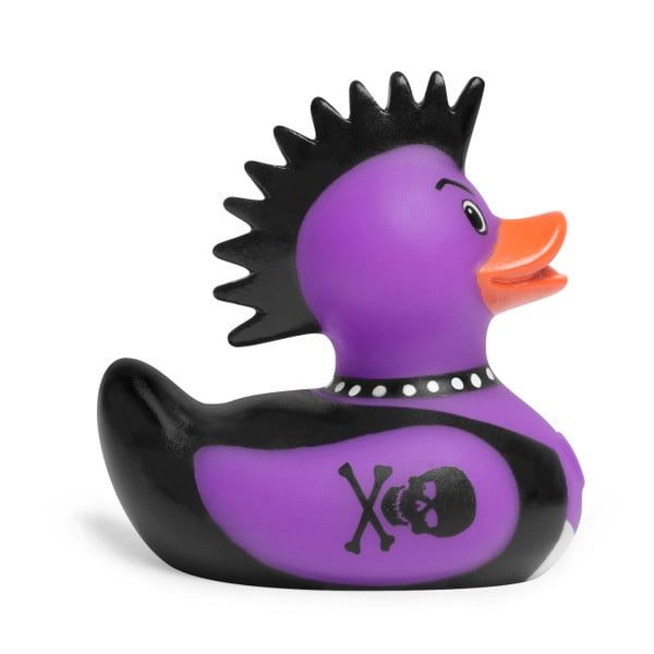 Kačička do vane Bud Ducks Mini Punk Rocker Purple
