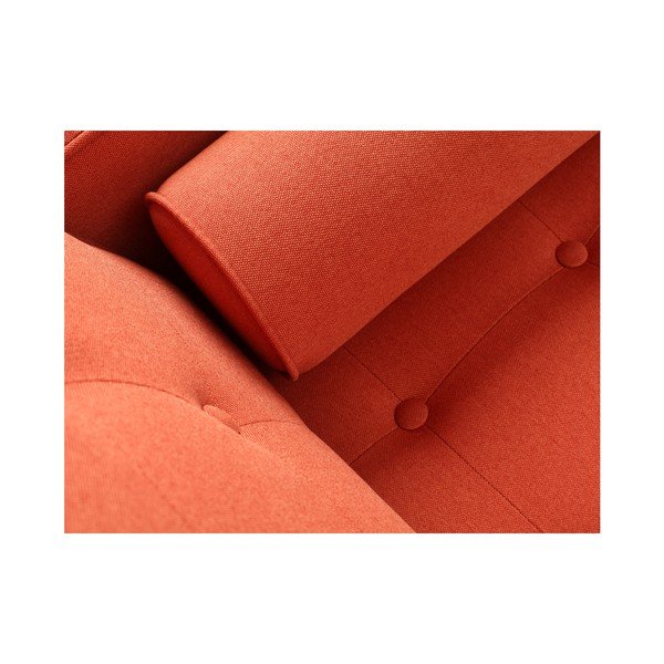 Oranžová rozkladacia dvojmiestna pohovka Custom Form Topicc-image-4