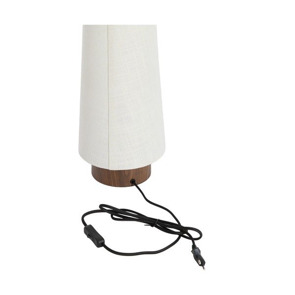 Krémovobiela kovová stolová lampa s textilným tienidlom (výška  42 cm) Howie – Light & Living-image-4