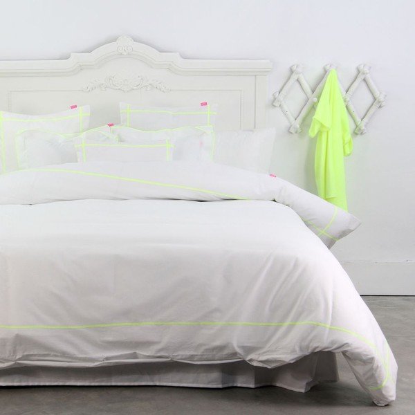 Obliečka na paplón Basic Fluor Yellow, 200x200 cm-image-2