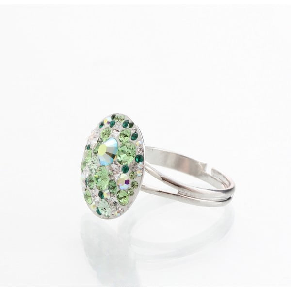 Prsteň Laura Bruni so Swarovski Elements Green-image-1