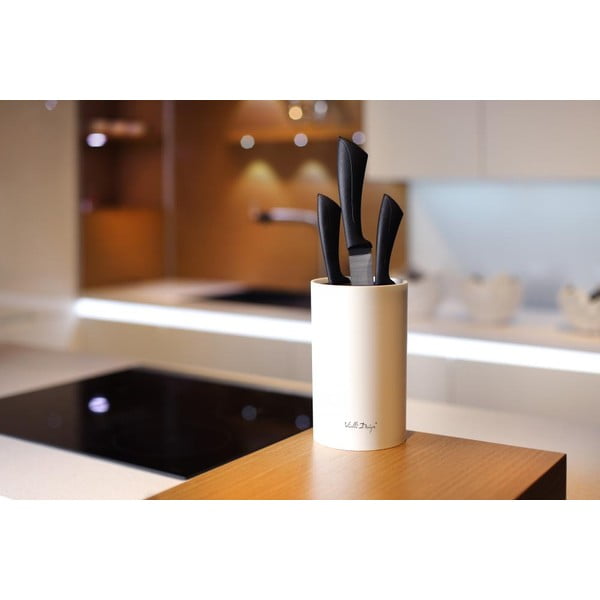 Biely blok na nože Vialli Design Universal-image-1