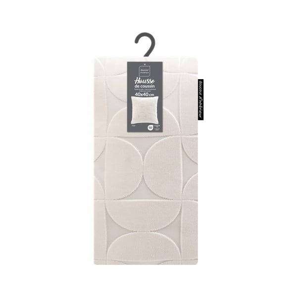 Zamatová obliečka na vankúš 40x40 cm Curly – douceur d'intérieur-image-3