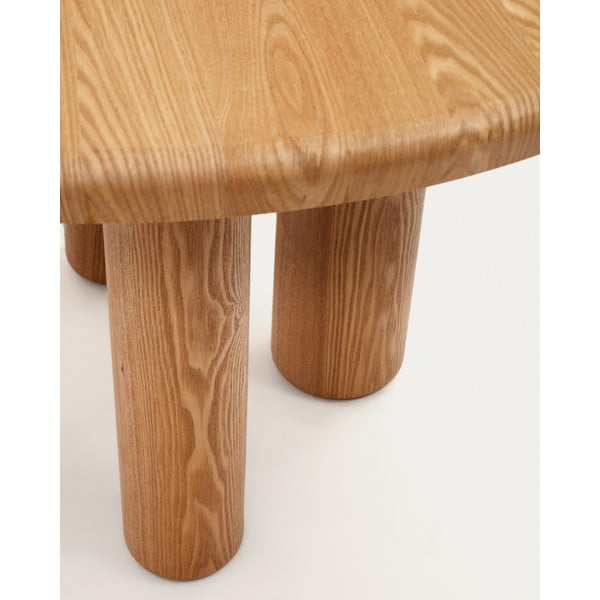 Okrúhly jedálenský stôl v dekore jaseňa ø 120 cm Mailen – Kave Home-image-2