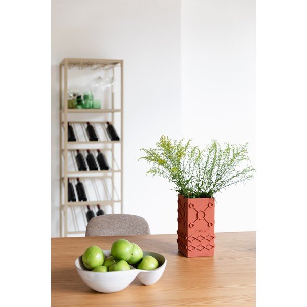 Oranžová váza z betónu Graphic – Zuiver-image-1