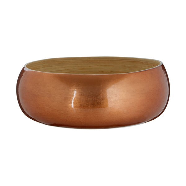 Bambusová miska vo farbe ružového zlata Premier Housowares, ⌀ 25 cm