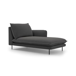 Tmavosivá leňoška Cosmopolitan Design Vienna, pravý roh