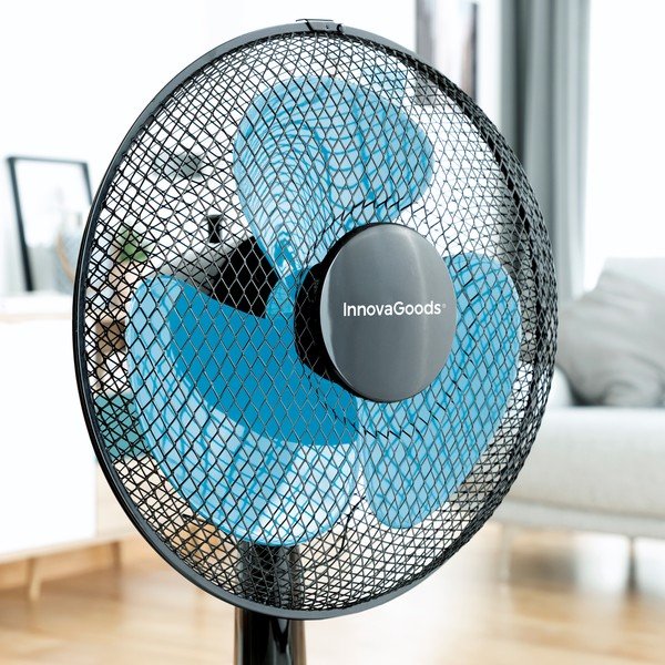 Čierny ventilátor InnovaGoods Desk-image-1