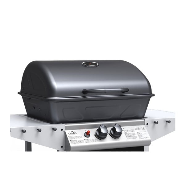 Pojazdný plynový záhradný gril Cattara Party Point Flame Tamer-image-1