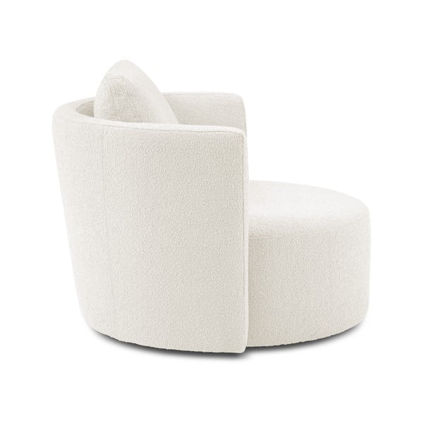 Biele otočné kreslo Interieurs 86 Nael-image-4