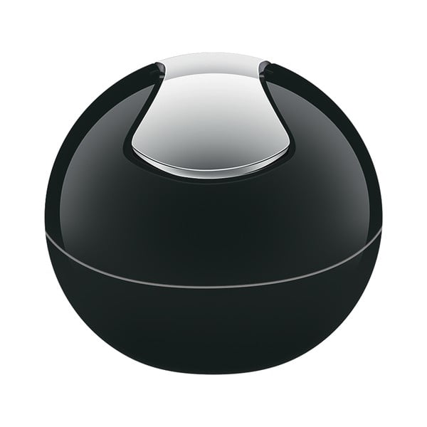 Čierny plastový odpadkový kôš 1 l Bowl – Spirella