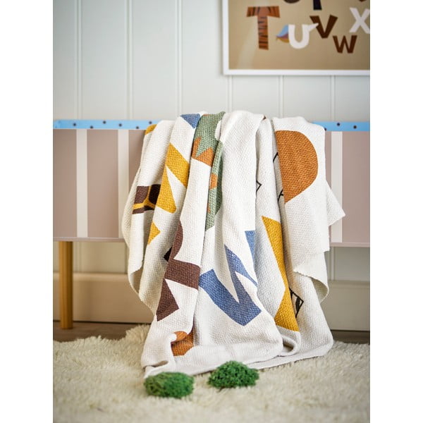 Detská deka z recyklovanej bavlny 130x160 cm Memmo – Bloomingville Mini-image-2