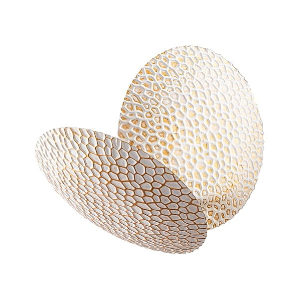 LED nástenné svietidlo v bielej a zlatej farbe ø 21 cm Yosma – Opviq lights-image-2