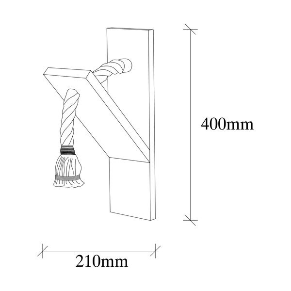 Nástenné svietidlo v prírodnej farbe Erebos – Opviq lights-image-4