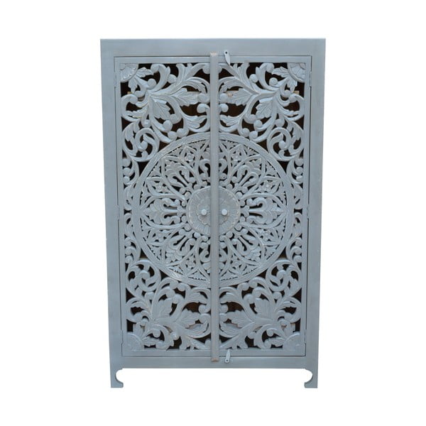 Svetlosivá skrinka z mangového dreva 165x40 cm Kalita – Støraa