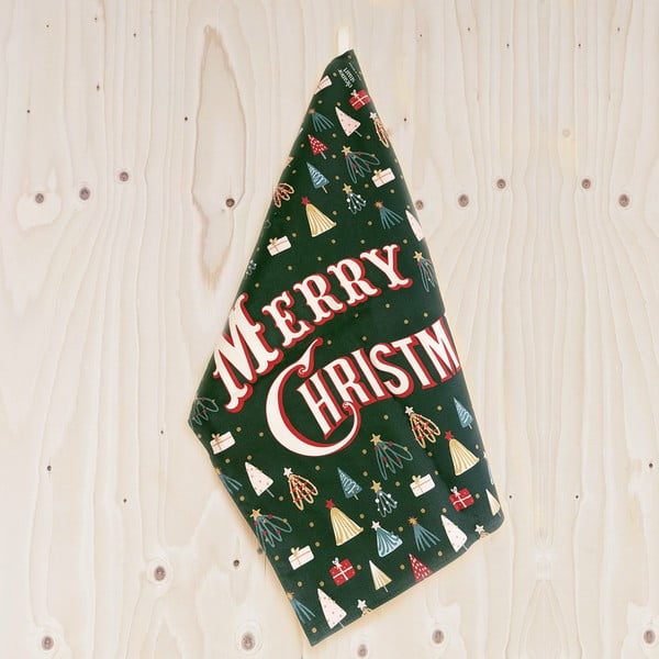 Bavlnená utierka eleanor stuart Merry Christmas, 46 x 71 cm-image-1