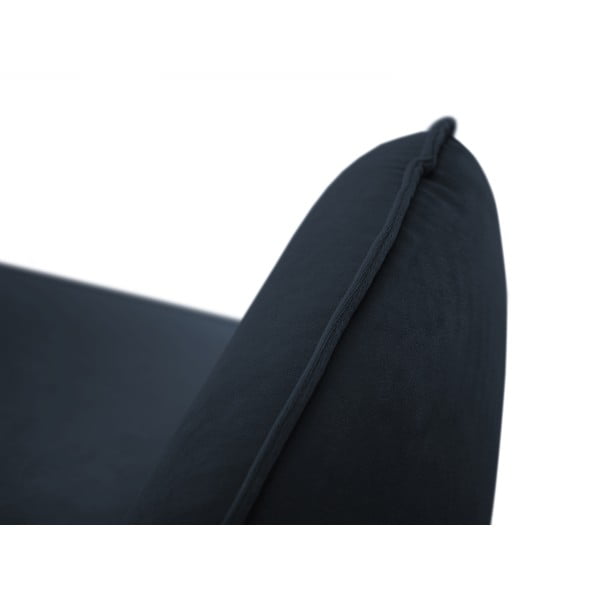 Tmavomodrá zamatová pohovka 200 cm Vienna – Cosmopolitan Design-image-4