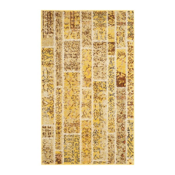 Žltý koberec Safavieh Effi, 91 x 152 cm