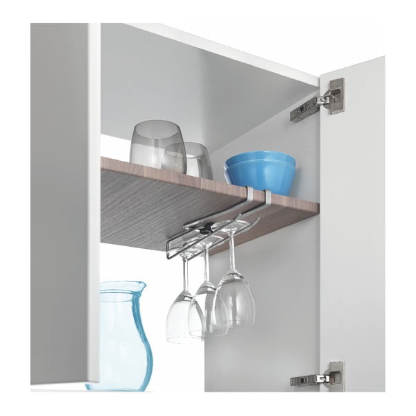 Závesný držiak na hrnčeky, poháriky či kuchynské utierky Metaltex, dĺžka 8 cm-image-1