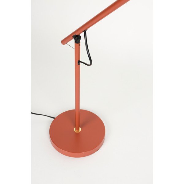 Červená kovová stolová lampa (výška  45,5 cm) Aero – White Label-image-3