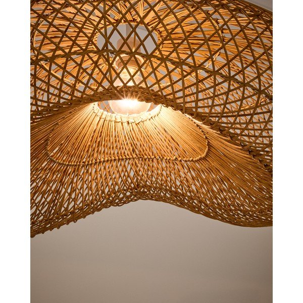 Ratanové tienidlo v prírodnej farbe 58x85 cm Isora – Kave Home-image-3