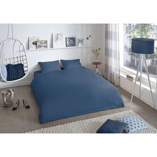 Sivé bavlnené obliečky na dvojlôžko Good Morning Universal, 200 x 220 cm-image-1