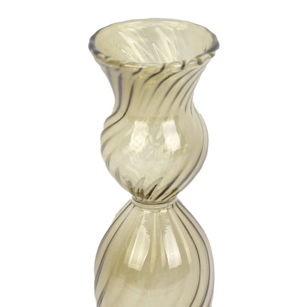 Zelený sklenený svietnik PT LIVING Swirl, výška 17 cm-image-3