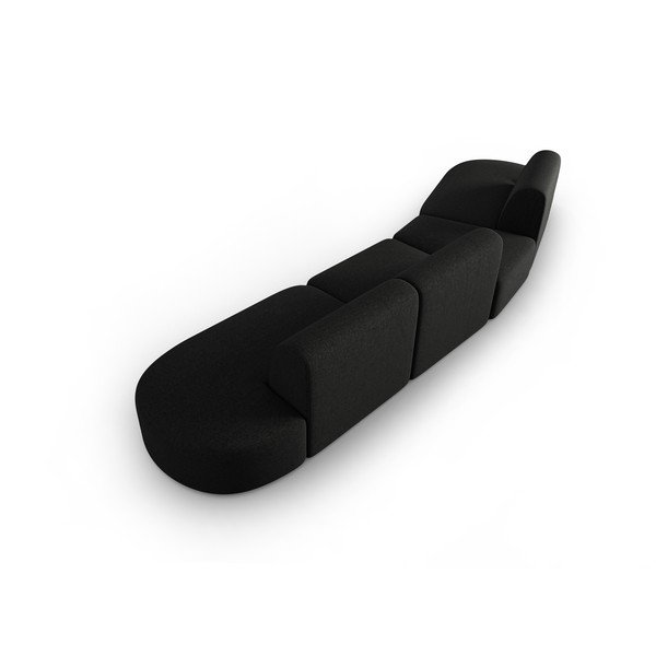 Čierna pohovka 412 cm Shane – Micadoni Home-image-3