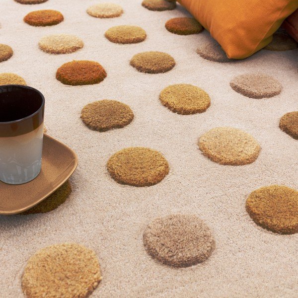 Žltý ručne tkaný vlnený koberec 160x230 cm Dotty – Asiatic Carpets-image-2